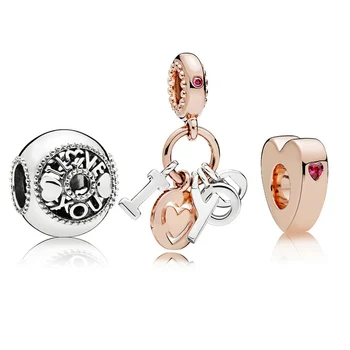 

100% 925 sterling silver 2018 new romantic love charisma beads for DIY bracelet bracelet silver jewelry gift