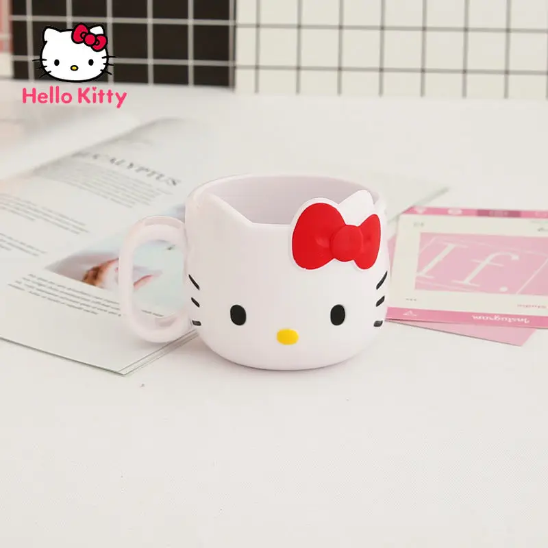 Детский стакан для полоскания рта Hello Kitty с рисунком из мультфильма ручка чашка