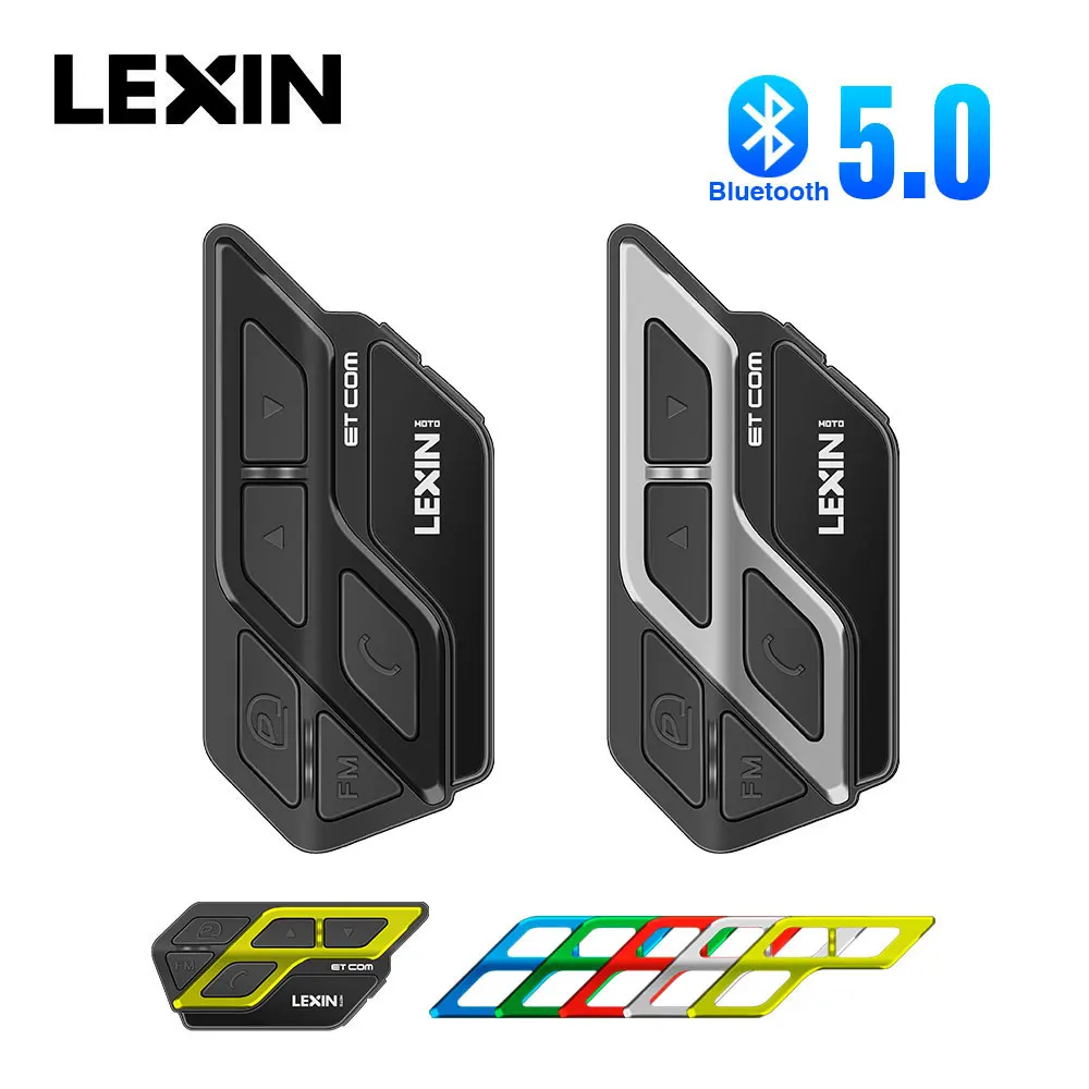 2 шт. Lexin ET Com мотоцикл с внутренней телефонной связью Bluetooth 5 0 Шлемы гарнитуры