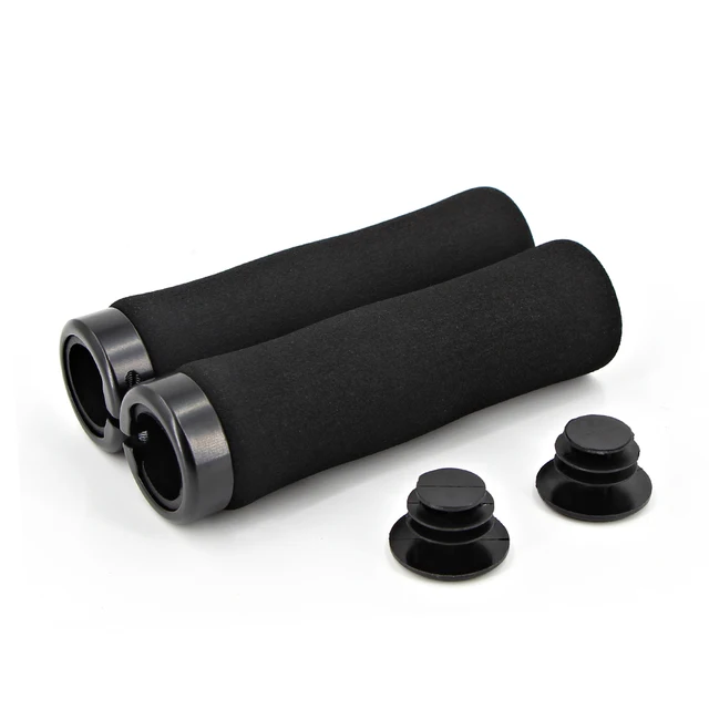 Litepro Bike Grips Bicycle mtb Grips Ultralight Handlebar Grips Bicycle Locking Sponge Hand Grip Bicycle Goods Bike Accessories Meische grips black