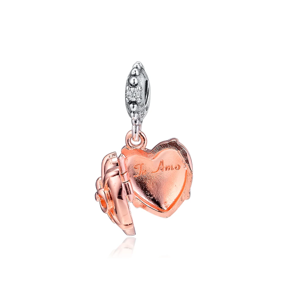 CKK Fit Pandora браслет бразильские бусины в форме сердца для Подвески для изготовления украшений Стерлинговое Серебро 925 шарик шарм Kralen