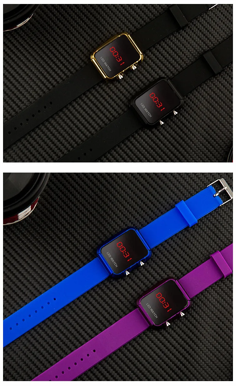 Men Women LED Watches Digital Watch Electronic Clock Hodinky Male Clock Female Watch Sport Fitness Wristwatch For Boys Girls