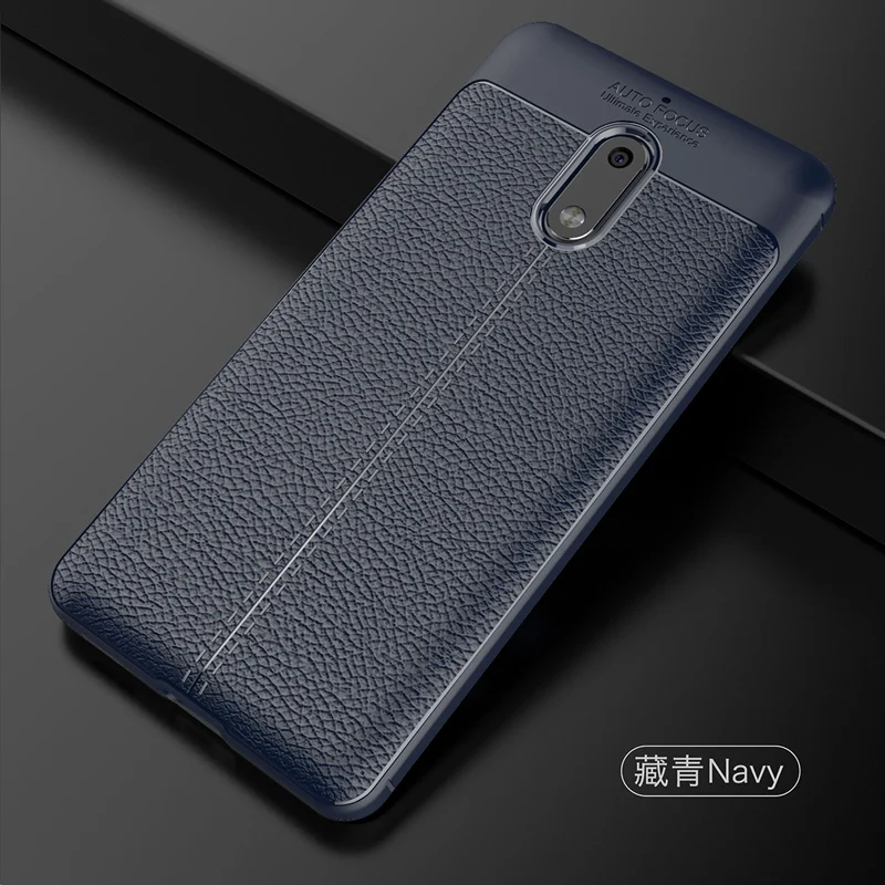 UPaitou мягкий из термопластика чехол s для Nokia для детей возрастом 2, 3, 5, 6, 7, 8, 9, силиконовый чехол для Nokia6 Nokia9 Nokia8 Nokia5 Nokia3 Nokia2 Dual Sim чехол-накладка - Цвет: Тёмно-синий