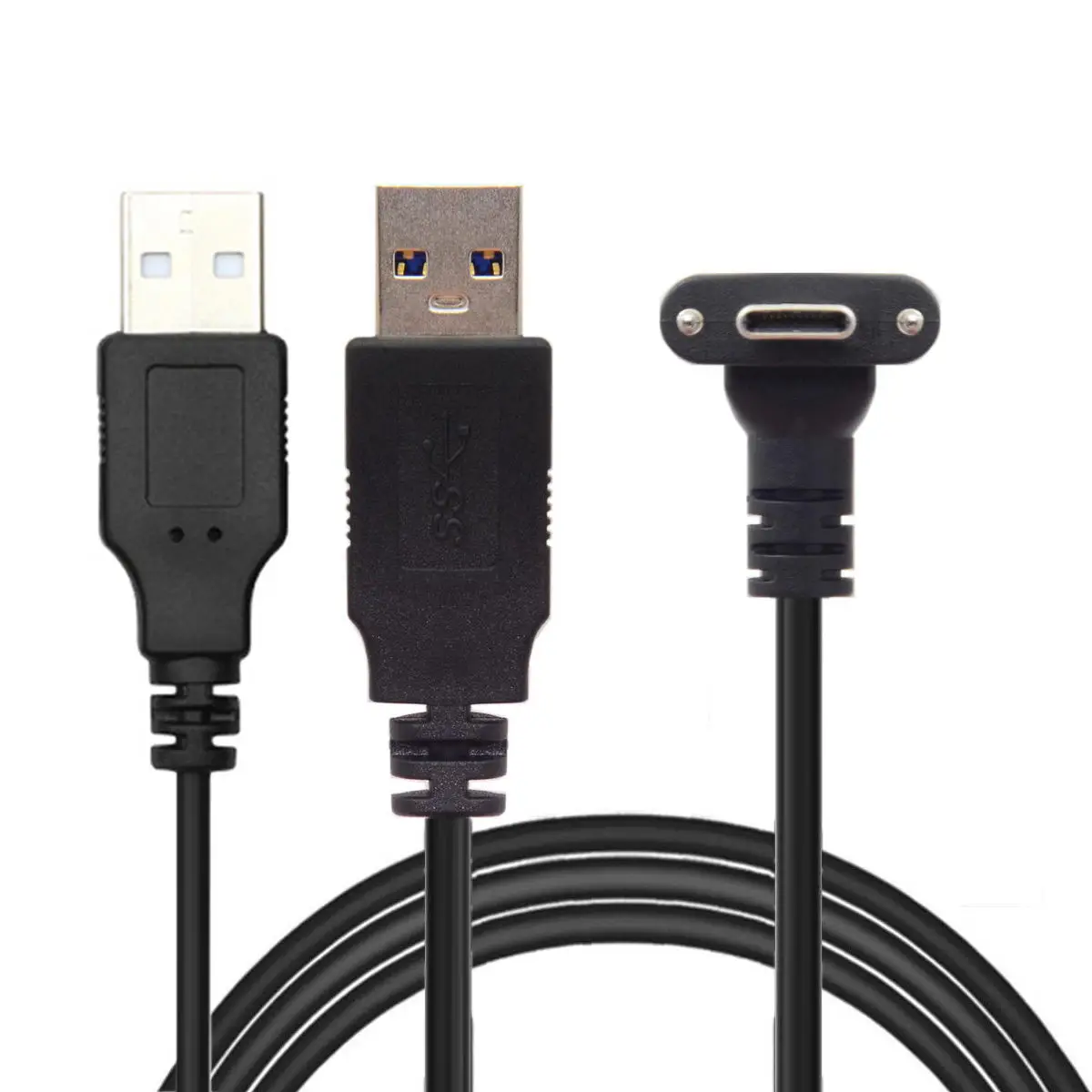 Стандартный USB3.0 кабель для передачи данных до 8 м подходит для Oculus Link VR USB 3,1 type-C двойной винтовой замок
