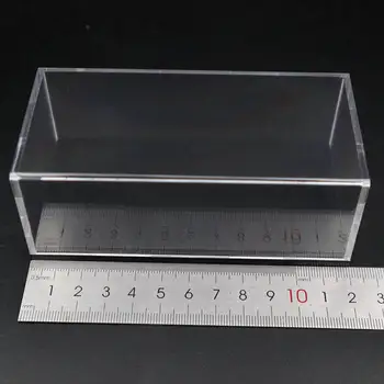 

Model Car Acrylic Case Display box Transparent Dustproof with Black Base 1/64 1/43 1/32 1/18 1/24
