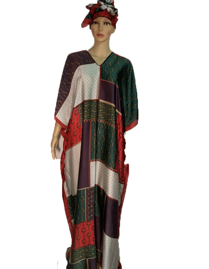 Эксклюзивное шелковое платье макси в кувейтском стиле женское сексуальное с