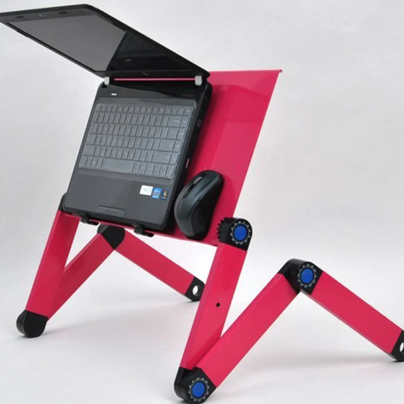 Красный Подставка для ноутбука компьютерный стол складной стол escritorio mesa plegable mesa ordenador Table pliante biurko tafel - Цвет: Красный