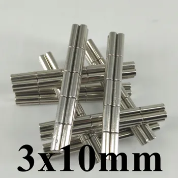 

50 pcs neodymium-magnet super NdFeB Neodymium Disc Magnets Dia 3mm x 10mm N35 Rare Earth NdFeB Magnet