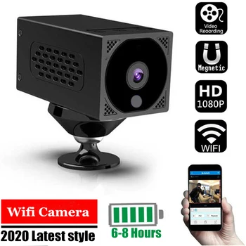 

2000 mAh HD wifi Mini Camera 1080P Night Vision Magnetic Action Camera Wireless IP Remote Built-in Battery Cam Baby Monitor