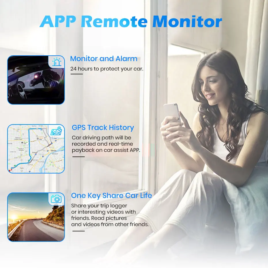 Зеркало заднего вида Автомобильный видеорегистратор 4G Full Network ADAS GPS Wifi Android