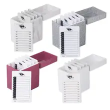 

4 Colors Makeup Organizer Eyelash Glue Pallet Lashes Holder 5/10 Layers Eyelash Storage Box Grafting Eyelash Extension Tool