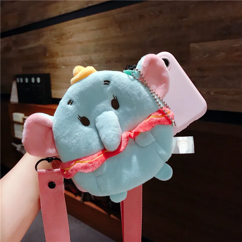 Для huawei Nova/5 с милым динозавром Обложка кошелька подарок для ребенка для huawei P30 p20 pro mate20 Дамбо сумка-чехол+ плечевой ремень