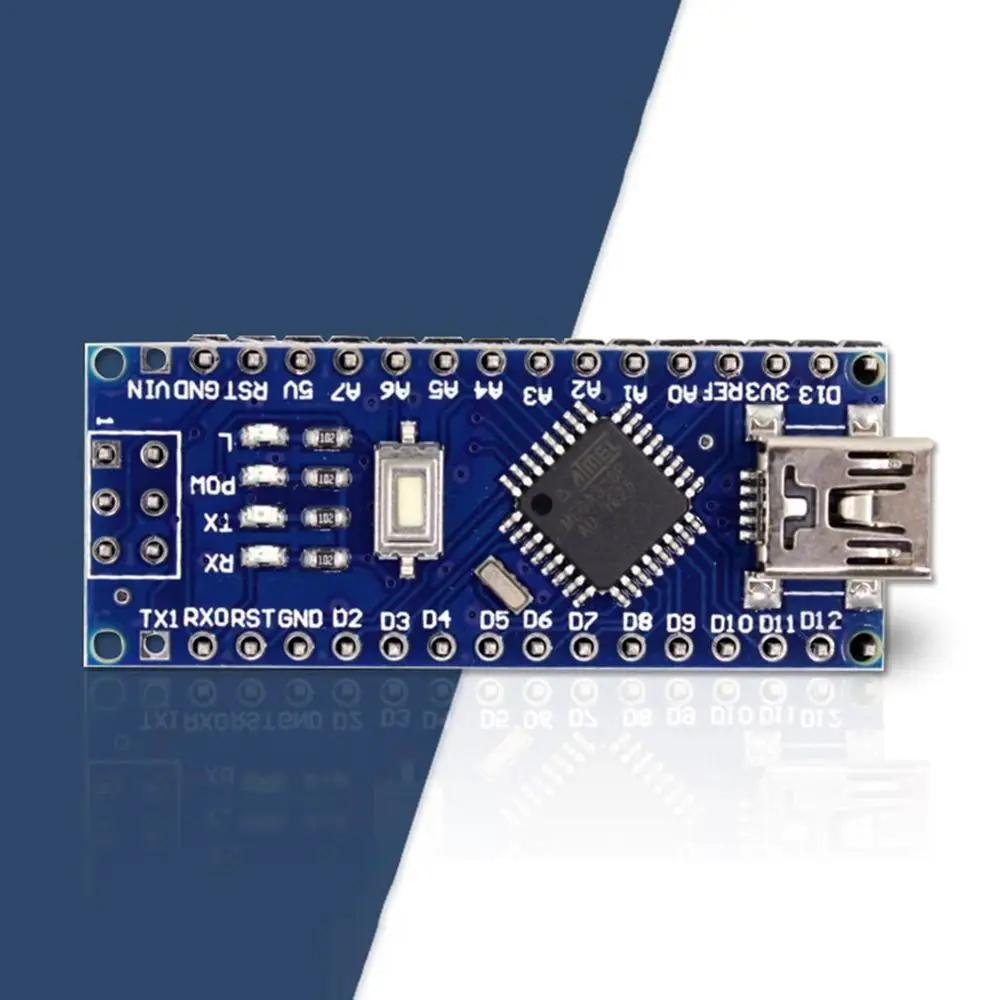 5 шт. Usb Ch340G Nano V3.0 16 м в Atmega328P Микроконтроллер плата для Arduino 328P модуль|Детали