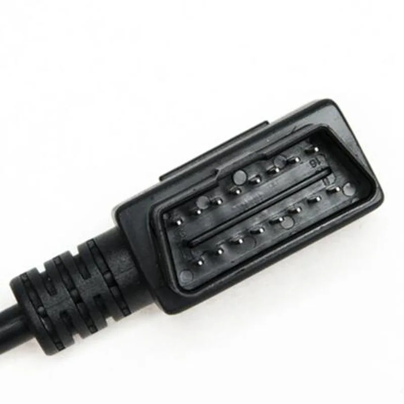 OBDII OBD 2 16Pin OBD2 16 Pin 1 в 3 Мужской три L Тип Женский Для elm327 трансферкар диагностический соединительный кабель