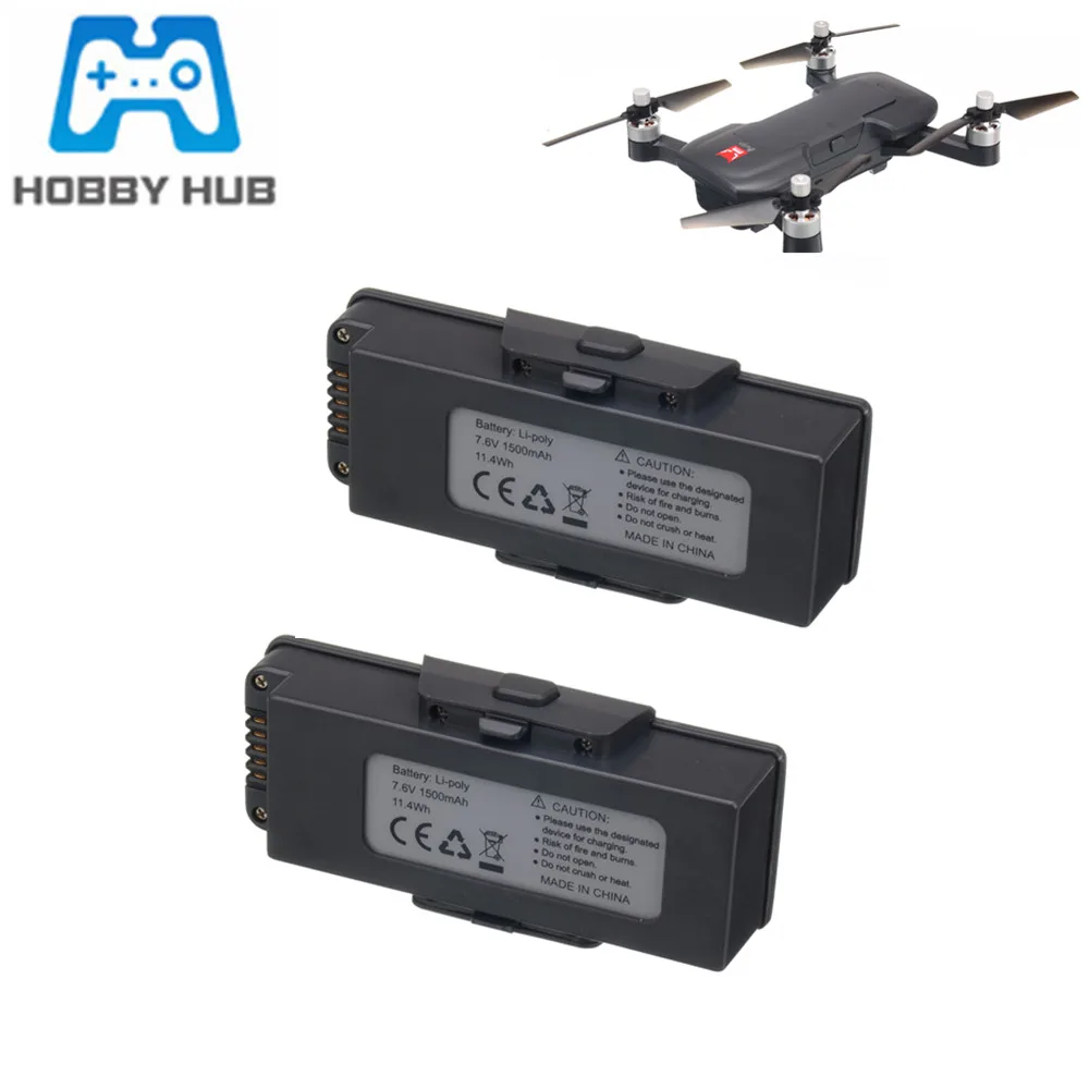 Original 7.6V Battery for MJX B7 Bugs 7 Quadcopter Aerial Brushless Drone Accessories 7.6v 1500mah Lithium For | Игрушки и хобби