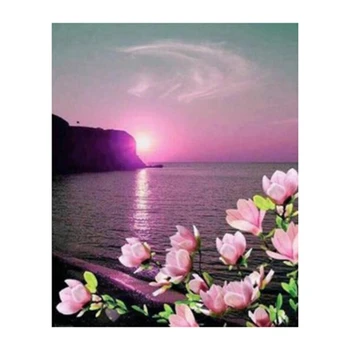 

Sea Diamond Full Diamond Embroidery Landscape Diamond Painting Pictures of Rhinestones Home Decoration