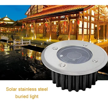 

Solar Power Buried Stair Light Under Ground Lamp Outdoor Path Way Garden Decorations Floor Lawn Lamp Waterproof Footlight Decor