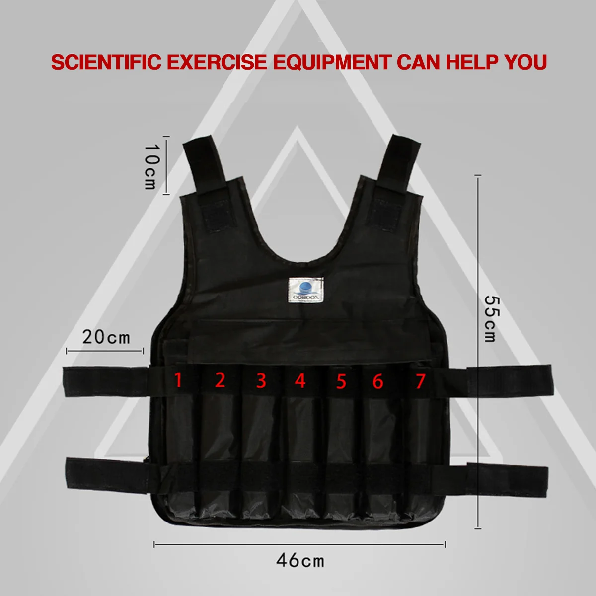 Weight Vest Training 50kg Weights Legs Invisible Weight Vest