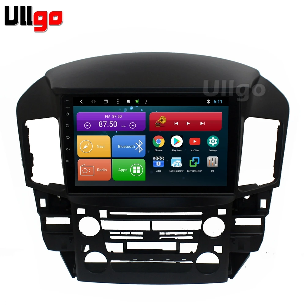 Головное устройство для автомобиля Lexus RX300 4 + 64 ГБ 8 ядер 9 дюймов Android 1 DVD GPS с радио
