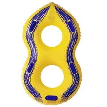 Высокое качество надувные два человека влюбленных пары плавать ming кольцо круг двойной плавательный кольца бассейн Поплавок воды вечерние игрушки для игр