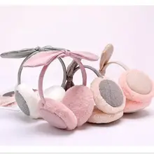 Новинка модные корейские женские наушники в клетку с бантом теплые наушники для женщин и девушек плюшевые зимние ухо теплые наушники удобные