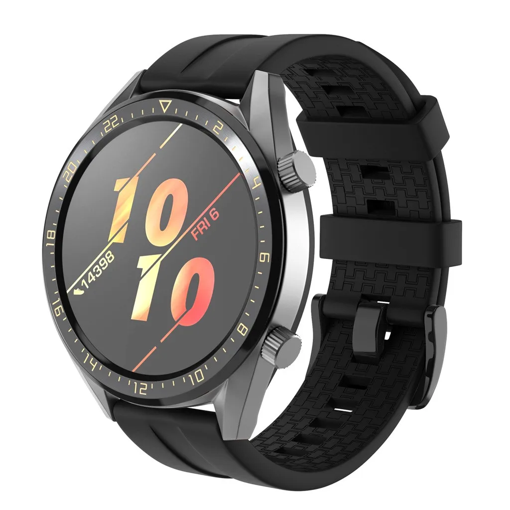 Спортивный силиконовый ремешок для наручных часов huawei Watch GT Active 46 мм Honor Magic