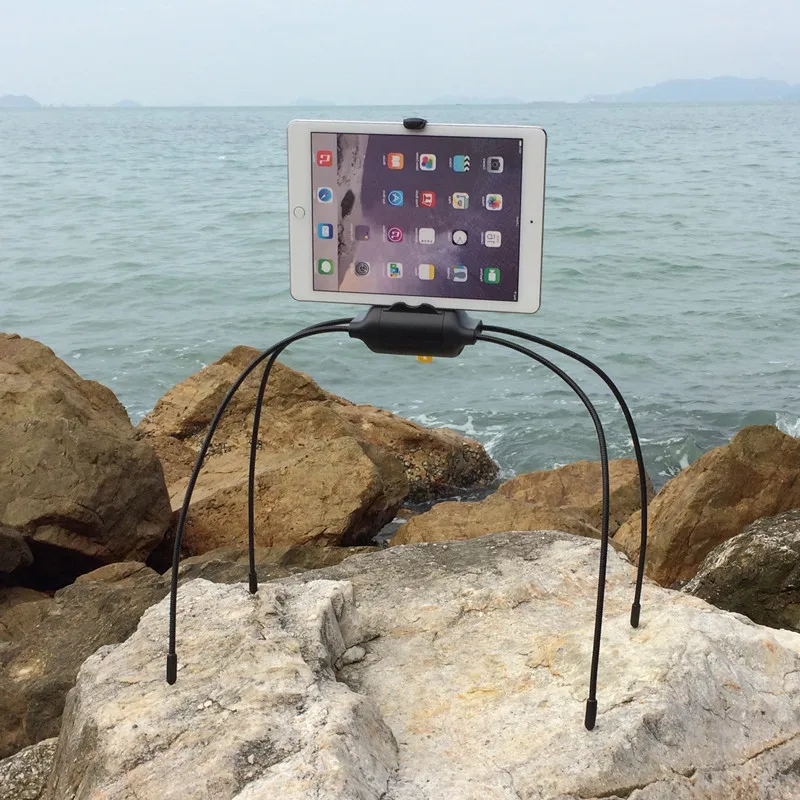 

For iphone 11 7 8 6splus 5 mobile phone tablet clip multi-function mobile phone tablet car rear seat sofa universal lazy bracket
