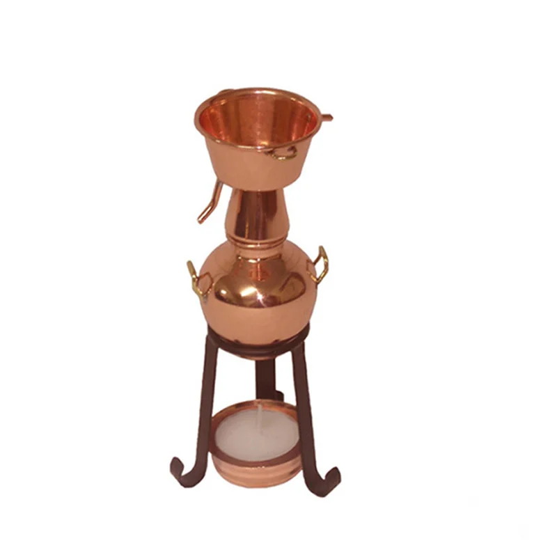Ручной работы дистиллятор из чистой меди Дистилляция эфирных масел декоративный