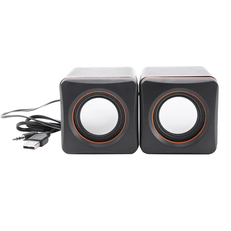 Портативные Компьютерные колонки с питанием от USB настольный мини-динамик
