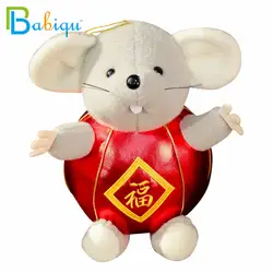 2020 год крысы Kawaii китайское платье талисман крыса плюшевая мышь с фонариком мягкие игрушки китайский новый год вечерние украшения подарок 16