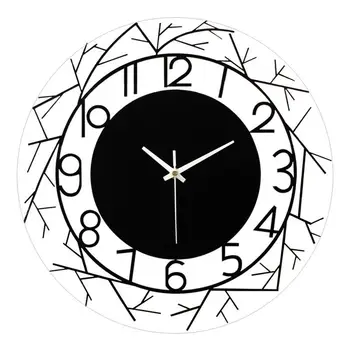

1pc Wall Clock Fashion Chic Stylish Hanging Clock Art Decor Wall Clock for Living Room Office Home