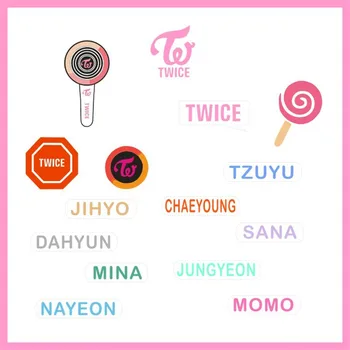 

Kpop BLACKPINK EXO TWICE SEVENTEEN GOT7 TXT Sticker Book Comper Decal Student Label Decorative Sticker DIY Stationery 9*11CM
