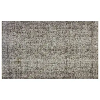 

Handmade Gray Vintage Overdyed Turkish Area Rug 172x276 Cm-5'8''X9'1''