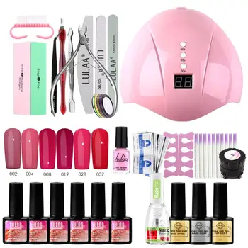 

Nail Art Tool 36W UV LED Nail Polish Dryer Lamp Nail File Brush Gel Polish Set 667D