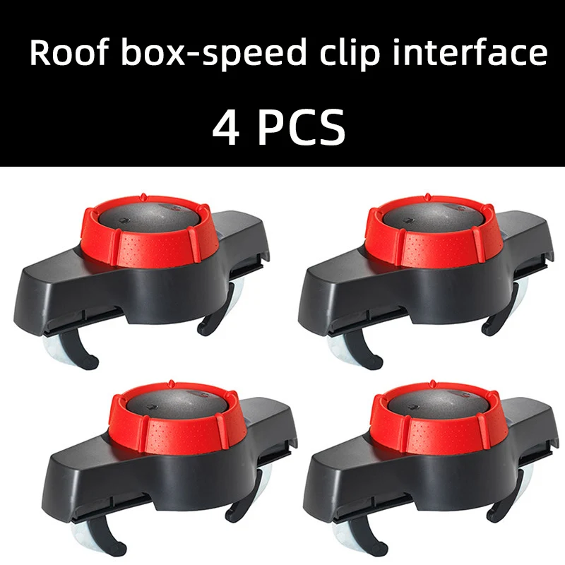 4 x Universal Car Roof Box Luggage Bag Mounting Buckle Clip Roof Rack