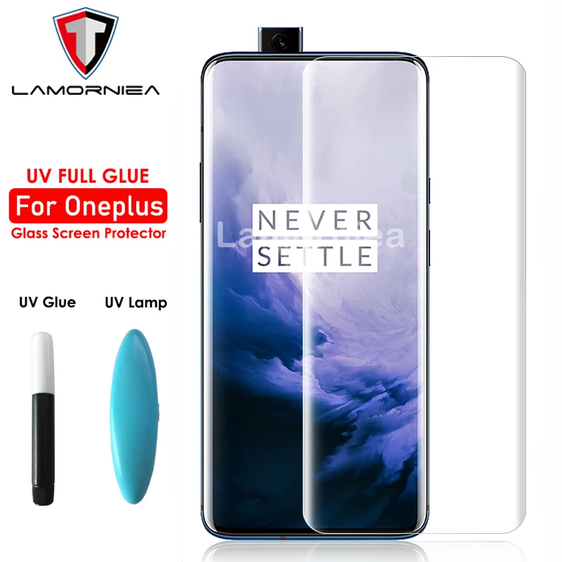 

100D UV Full Glue Tempered Glass for Oneplus 7T Pro 1+ 7 Pro Screen Protector UV Glass Film For Oneplus 7 Pro 1+7 Pro 1+7 T Pro