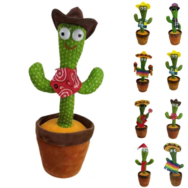 Jouets en peluche chantants et innovants, Cactus, roman parlant