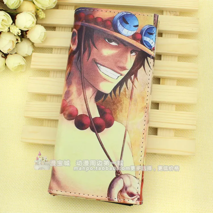 One Piece 2 Токийский вурдалак Sword Art Online one piece DATE A LIVE аниме принт из искусственной кожи креативный мультяшный Длинный кошелек для монет держатель для карт кошелек - Цвет: One Piece 2