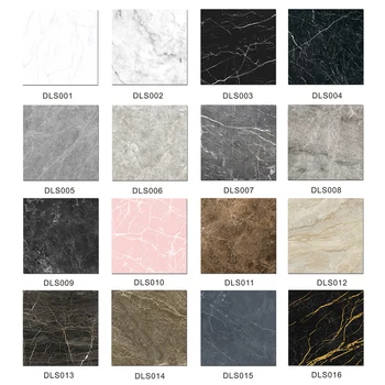 

Marble Self Adhesive Waterproof Stickers Bathroom Decals Decorative Film Creative Furniture Unique Wall Stickers 4pcs