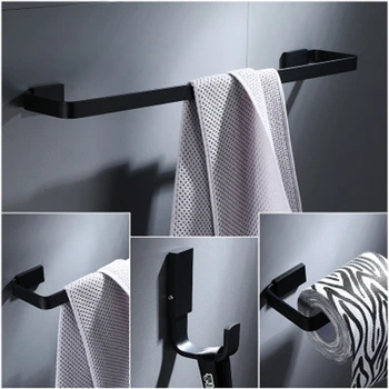 

Copper Bathroom Accessories Kit Wall Hanging Towel Rack Roll Holder Wall Mounted Clothes Shelf Bathroom Storage Rack Punch Free