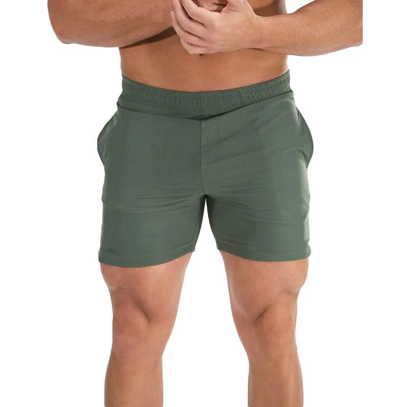 

Muscle Fitness Men Summer Fifth Pants Quick-Dry Sports Healthy Beauty Shorts Men's Basketball Training Running Casual Pants