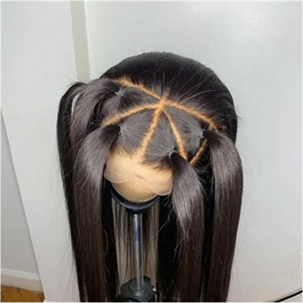 Прически Silky Straight, 360 парики из натуральных волос на кружевной основе 370 Синтетические волосы на кружеве al парик с детскими волосами 13x6 Синтетические волосы на кружеве парики из натуральных волос на кружевной мягкий без спутывания