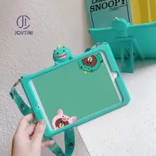 Силиконовый динозавр Чехол для iPad 9,7 воздуха Air2 Pro9.7 мини на возраст 1, 2, 3, 4, 5, КАС противоударный чехол для планшета iPad Mini чехол