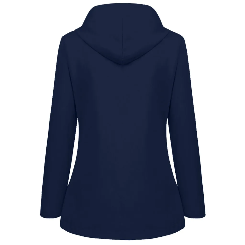 JAYCOSIN Warm Winter Women  Collar Hooded Coat Jacket Denim Trench Parka Outwear Spring Coat Women Wool Long Coat 2019