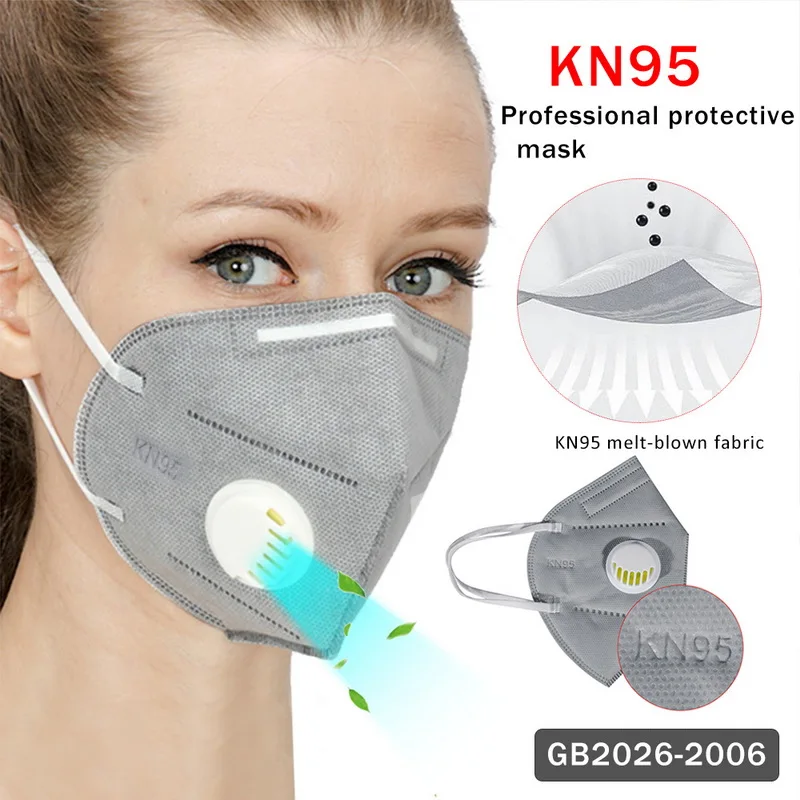 

10Pcs Prevent Flu KN95 Face Mask N95 Respirator Dust Mouth Masks Formalde Hyde Bacteria Proof Safety As KF95 Dropshipping