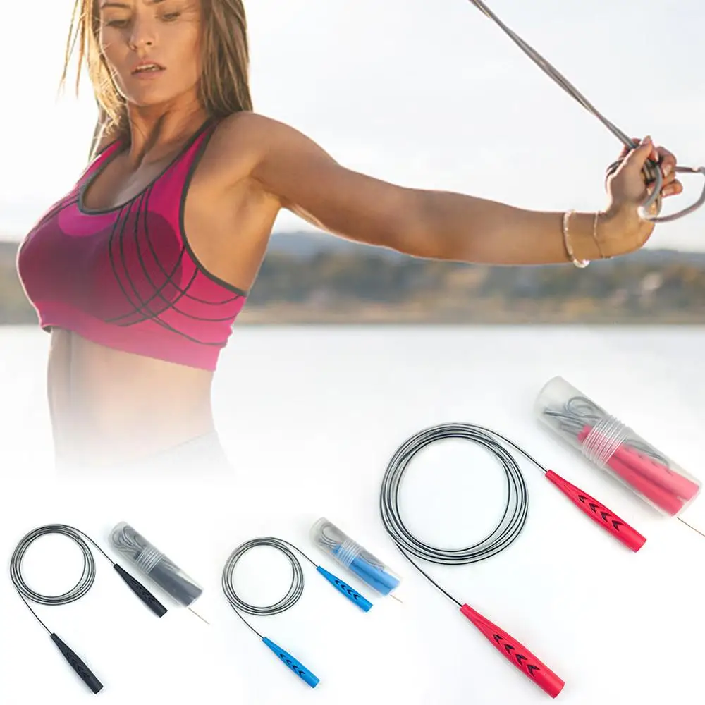 

Skipping Rope Tangle-Free Adjustable Length Jump Rope for Speed Training Home Workout Fitness Gym Exerciser Skipping Rope