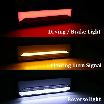 

2pcs LED Parking Taillights Waterproof Tail Brake 147 LED Strobe Light Kit