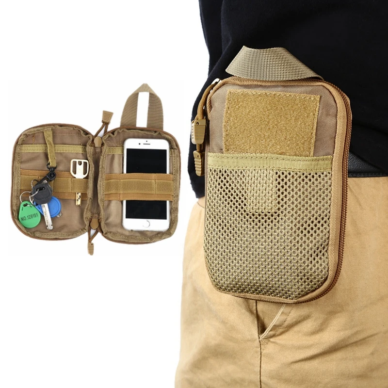 

Tactical Molle Pouch Military Medical Pack Hunting Backpack Accessories Multi-function Commuter Small Key Phone Waist Bag
