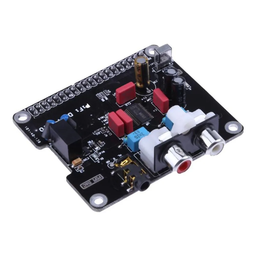 PCM5122 DAC+ Hi-Fi DAC аудио модуль звуковой карты со светодиодный индикатор ies интерфейс DAC HIFI Плата расширения для Raspberry pi