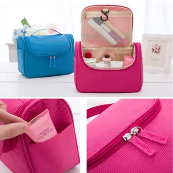 

3 Colors Travel Organizer Bag Unisex Cosmetic Bag Hanging Travel Makeup Bags Washing Toiletry Kits Convenient Storage Bags